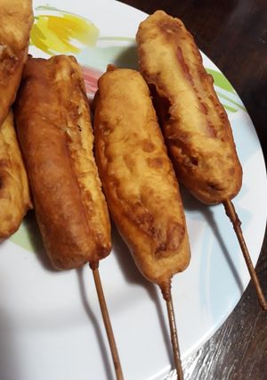 Una foto de Banderillas de salchicha