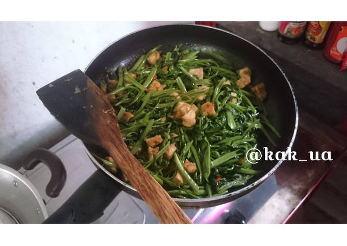 Tumis Kangkung Tahu Tempe