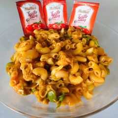 A picture of Spicy Tikka Macaroni.