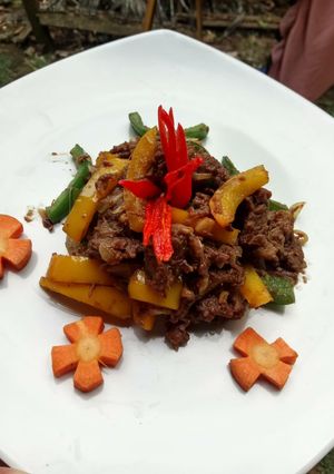 Foto resep Daging Sapi Paprika