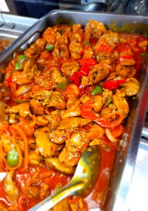 A picture of Peri Peri chicken livers.
