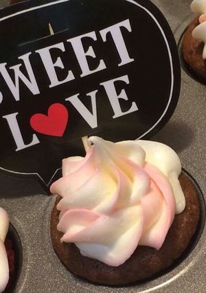 Una foto de Mini Cupcakes de chocolate y Crema de queso