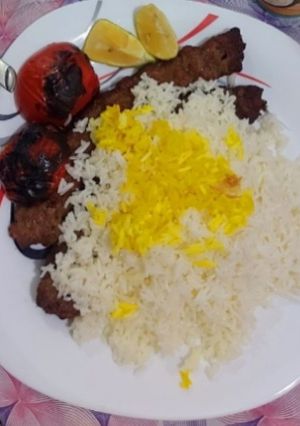 عکسی از دستور کباب کوبیده