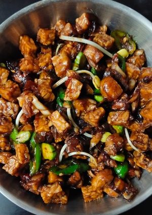 Foto resep Oseng klotok tempe