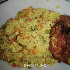 Chinese fried rice A picture of Chinese fried rice.