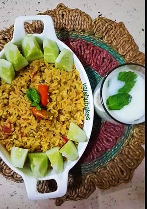 A picture of Bhog ki Khichdi.