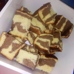 A picture of Zebra cake.