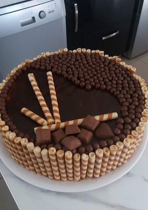 O poză a rețetei Tort cu biscuiți.