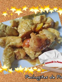 Una foto de Pechuguitas de Pollo en su jugo