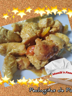 Una foto de Pechuguitas de Pollo en su jugo