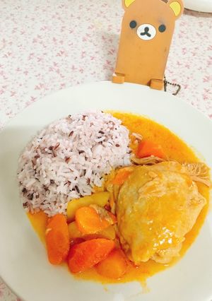รูปของ ข้าวสตูว์ไก่ (หม้ออัดแรงดัน)