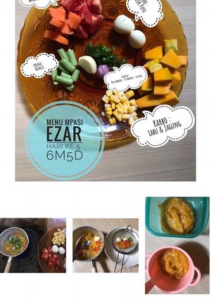 Foto resep Mpasi hari ke 5 Ezar 🥰