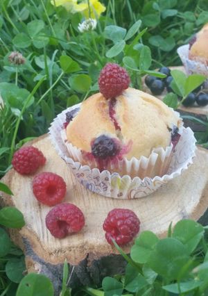 Zdjęcie przepisu Muffinki z owocami.