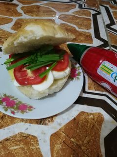 عکسی از دستور ساندویچ تخم مرغ آب پز من