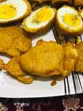 Egg burji, potatoes bhajiya # Ramzan special