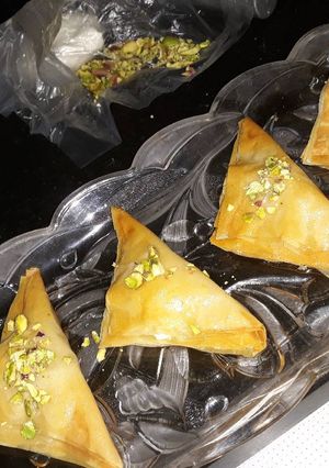 صورة لوصفة وربات بالقشطة