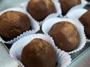 Una foto de trufas de vainillas