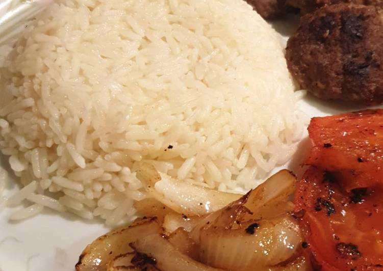 Grilled Meat Balls and Caramelised Sweet Onions