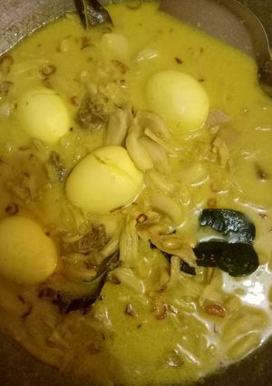 Foto resep Opor Nangka Muda Telur Ayam