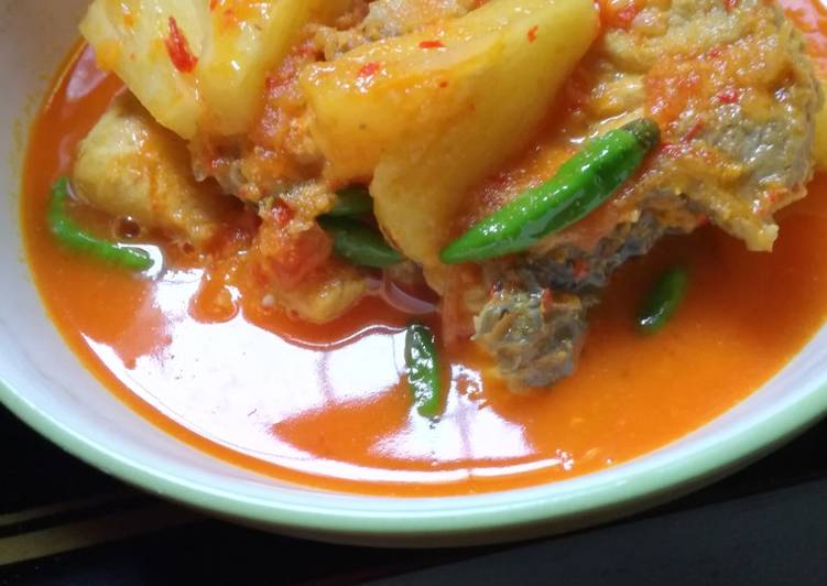 Resep Gulai asam kakap nanas Lezat