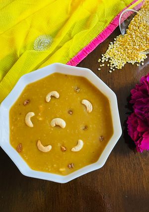 A picture of Moong Dal Payasam.