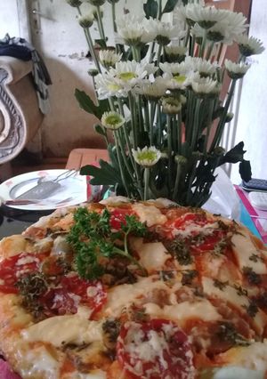Foto resep Pizza teflon (ceritanya)