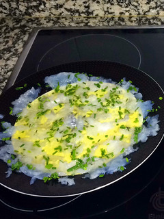 Una foto de Carpaccio de langostinos