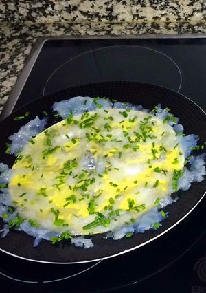 Una foto de Carpaccio de langostinos
