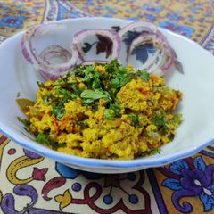 A picture of Paneer bhurji masala.