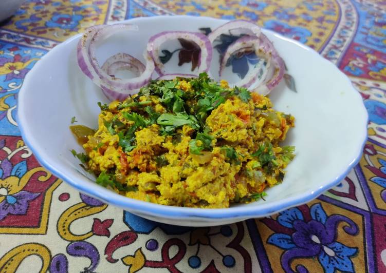 Recipe: Delicious Paneer bhurji masala