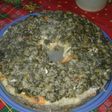 Aro de carne picada con verduras