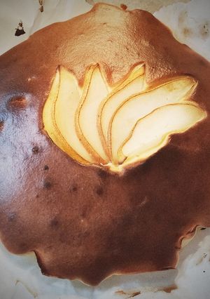 Une photo de Gâteau léger, yaourt et fruits