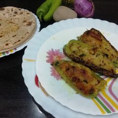 A picture of Stuffed Green Chilli Subji.