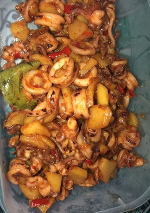 Foto resep Cumi kentang