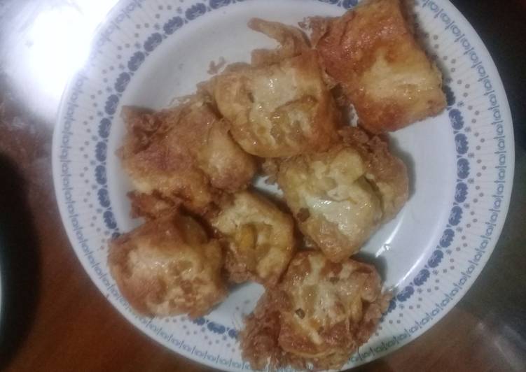 Cara Membuat Tahu isi telur goreng Anti Gagal