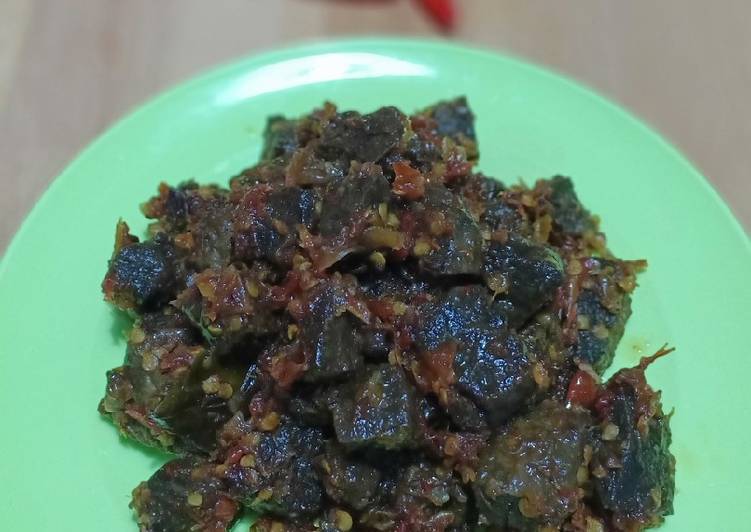 Sambal Mercon Paru