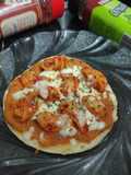 Cheesy Mini Macaroni Pasta Pizza