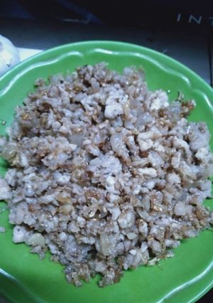 Hình của món Thịt băm rang giềng.
