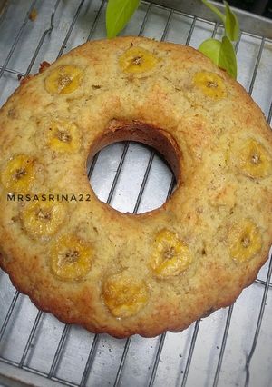 Foto resep Soft and moist banana cake