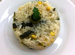 Una foto de Arroz a la poblana
