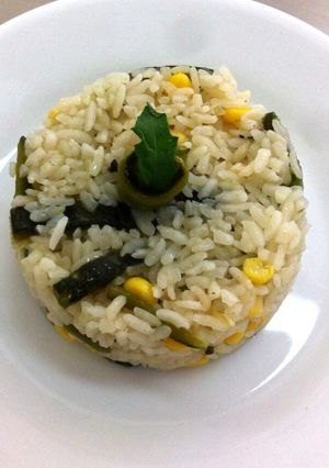 Una foto de Arroz a la poblana