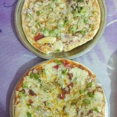 A picture of Homemade pizza.