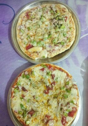 A picture of Homemade pizza.