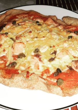 Una foto de Pizza casera