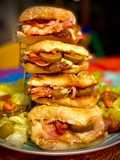 Sándwich Chivito Uruguayo