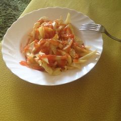 A picture of French fries.