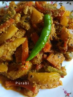 পাঁচ মিশালি সবজি (Panchmishali shobji recipe in bengali) রেসিপির প্রধান ছবি