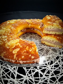 Una foto de Roscón de Reyes keto sin azúcar
