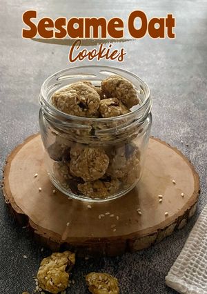 Foto resep Sesame Oat Cookies