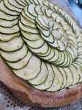 Tarte Fine Courgette, Chèvre et Basilic